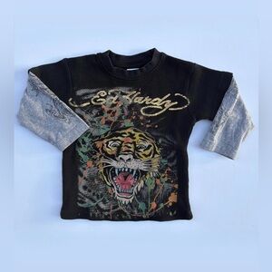 Y2K Ed Hardy Shirt - Size 2/3T